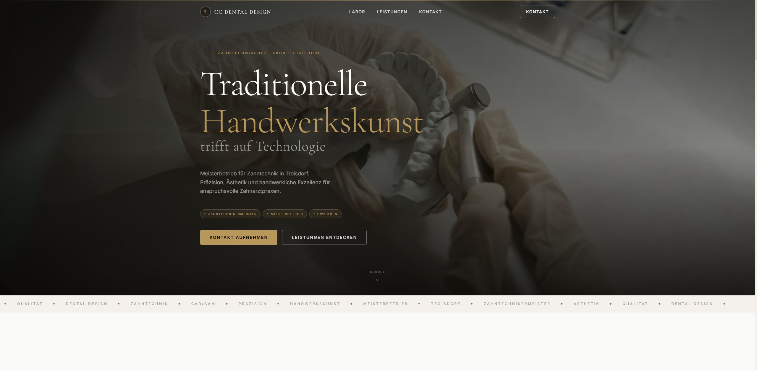 CC Dental Design Website